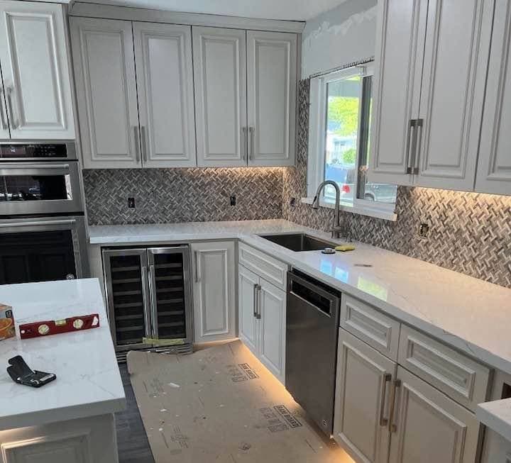 Picture of a luxury remodeled kitchen